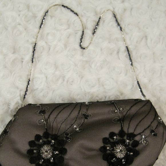 Beaded evening bag with beaded strap - small - Picture 6 of 6